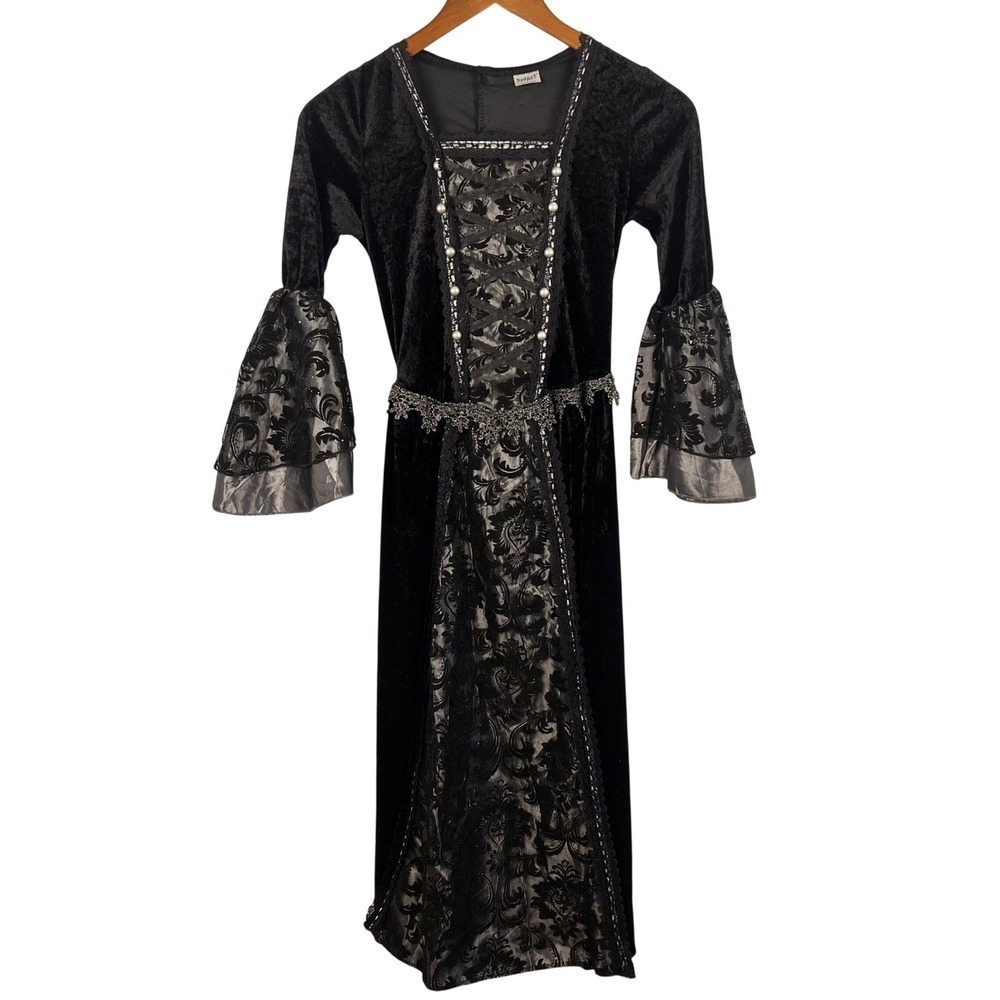 Renaissance Dress Costume Girls Large Ren Fairy Halloween Embellished Juniors